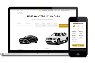design car rental website car rental booking website and car rental landing page
