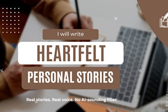 write heartfelt personal narrative