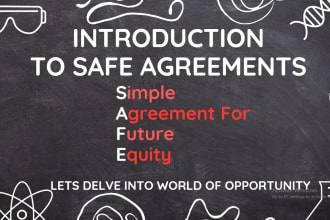 draft or review your startup convertible note or safe agreement