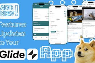 make changes or add features to your glide app