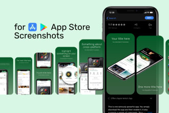 design awesome app screenshots for app store and play store