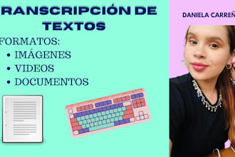 do typing work, rewrite images or documents