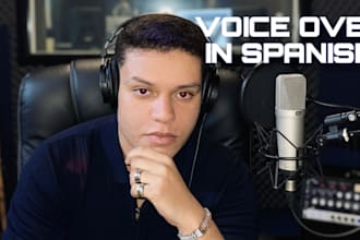 deliver a professional voice over in neutral spanish for your needs