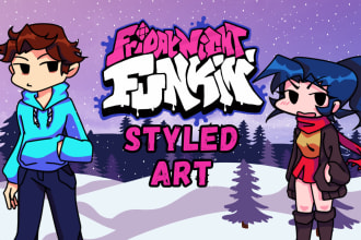 draw your character in friday night funkin style