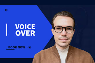 be your male french voice over artist for tiktok and facebook ads