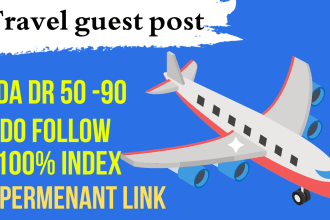 write and publish travel guest post,  travel blog post