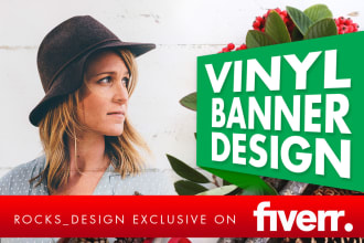 create a print ready vinyl banner