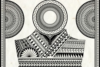 create an original polynesian,tribal tattoo design for you