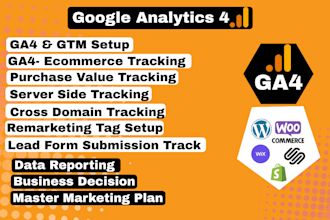 setup google analytics 4, ga4 ecommerce tracking with GTM