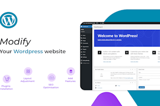 modify your wordpress website