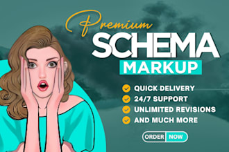 add schema markup, rich snippet, structure data for all website