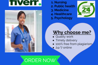 write content in nursing, public health and medicine