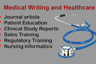 do healthcare and medical writing
