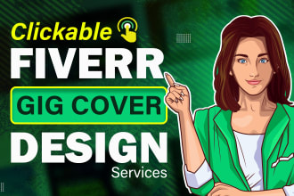 design clickable gig thumbnail fiverr gig image