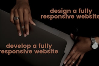 design and develop fully responsive website