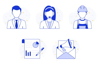 create unique and custom vector icon sets within 24 hours