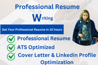 deliver professional resume and tech cv writing 12 hours
