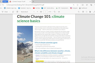 write articles and blogs on climate change in agriculture