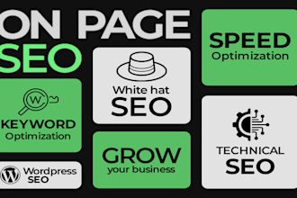 do on page SEO to increase website organic traffic