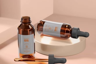 do cbd label design, bottle label and packaging design