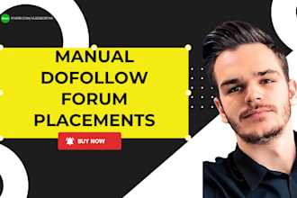do link building service manually post backlinks indexing on forums