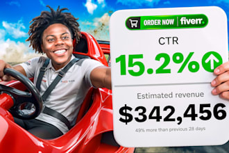 design eye catching youtube thumbnail that get clicks