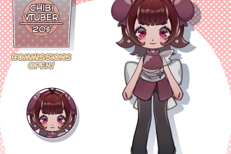 draw you a chibi vtuber model