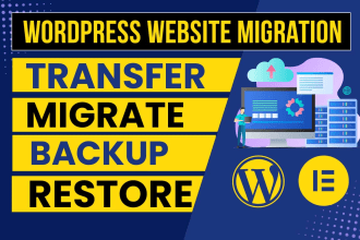 migrate wordpress website, backup, transfer website SEO