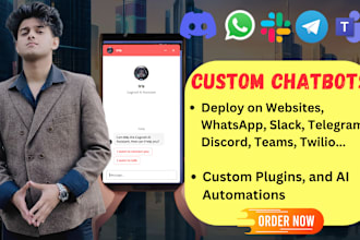 develop custom ai chatbots using openai or open source llms