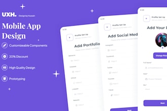 do figma mobile app design, figma app design, app ui design