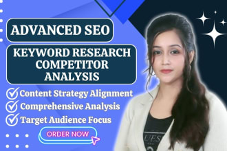 do SEO keyword research and competitor analysis
