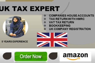 prepare UK company accounts and corporation tax return submission to hmrc