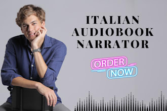 be your italian audiobook narrator