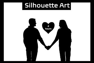 create a vector silhouette of any images within 2 hours