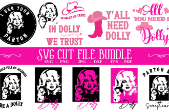 create svg cut file design bundle for cricut and etsy store