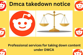remove leaked and pirated infringment content from reddit under dmca