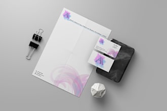 do logo design, flyer design, office stationery design etc,