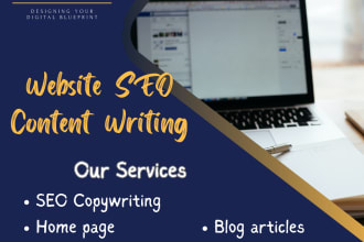 be your SEO website content writer
