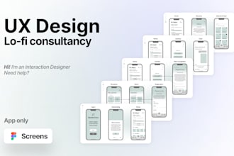 offer you a UX design consultancy for your app idea