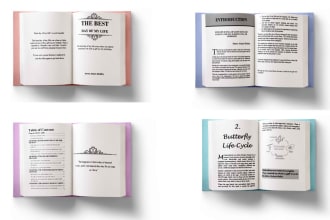 do book formatting for KDP ebook and print book,cover design