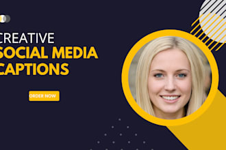 write social media captions