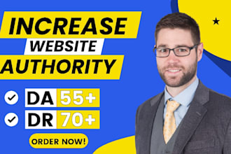 increase domain authority da domain rating ahrefs DR with quality SEO backlinks