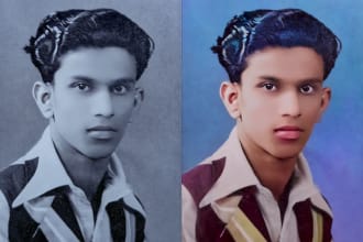 color black and white pictures to the best natural quality