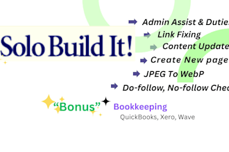 be your solo build it and wordpress website assistant