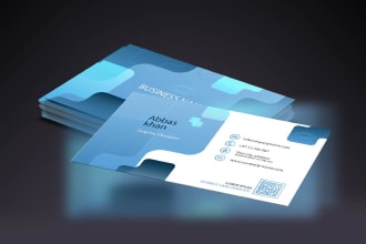design stylish modren postcard design, unique business card