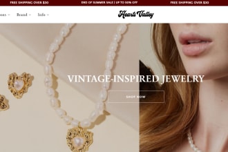 develop service and ecommerce online store website