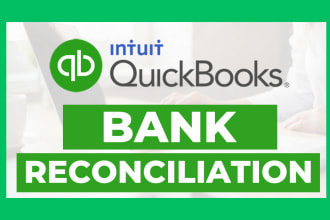 do bookkeeping and bank reconciliation in quickbooks online