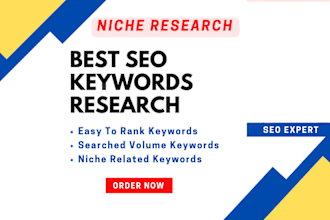 find the best easy to rank SEO keywords and niche research