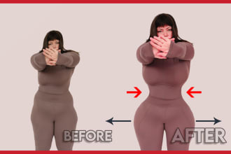 reshape your body, slimming or retouch images in photoshop