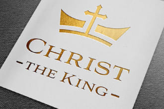 do a modern church religious seal or ministry logo design
